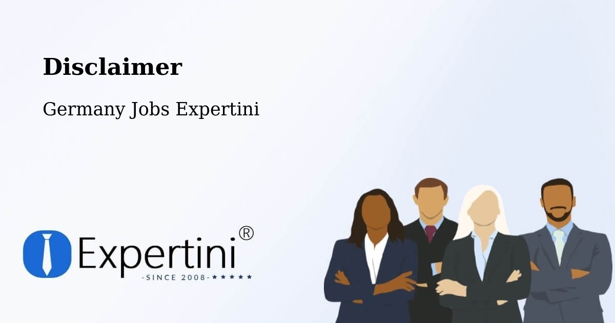 Disclaimer – Weng - Germany Jobs Expertini